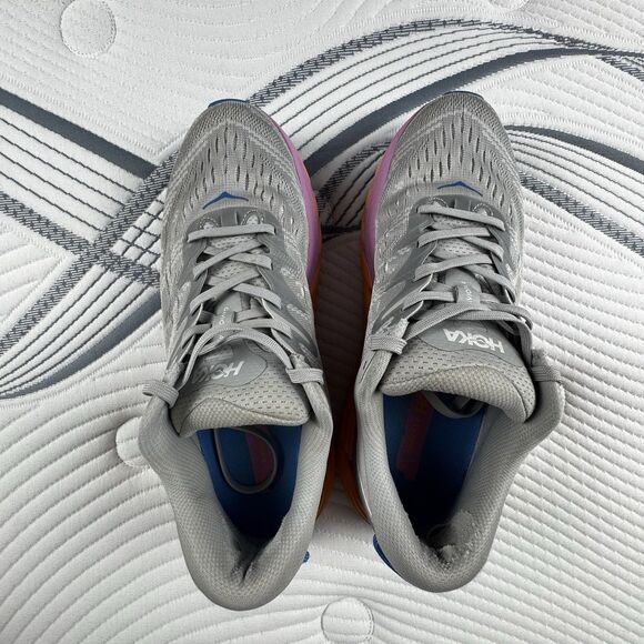 Hoka Gaviota 4 Women 8.5B Gray Running Comfort 1123199 HMNC Athletic Harbor Mist - Picture 4 of 12